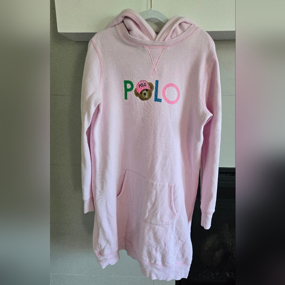 Polo Ralph Lauren | Pink Sweater Bear Dress 🐻 in Girls 16/XL